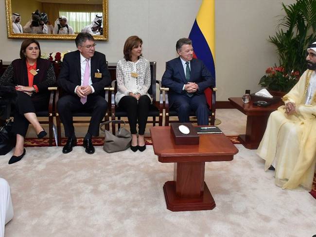 Nuevo director de la Aerocivil negociará línea directa entre Colombia y Emiratos Árabes. Foto: Presidencia
