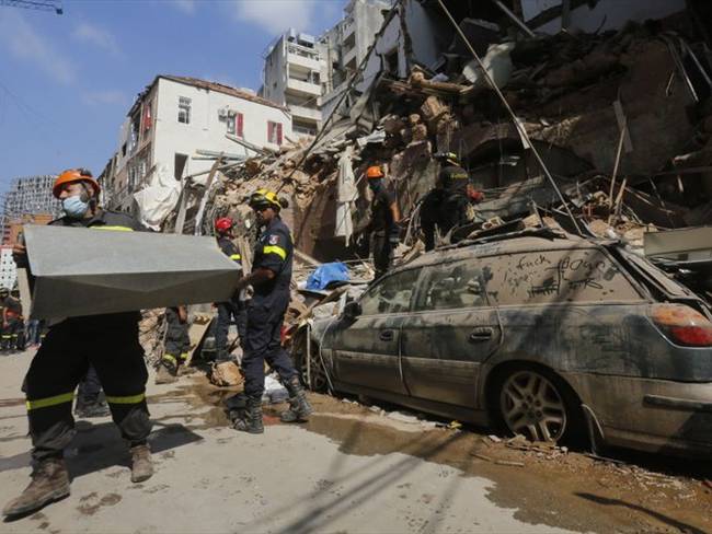 Es gravísimo lo que hemos vivido, la explosión fue muy fuerte: Ana Cecilia Furi . Foto: Getty Images / Marwan Tahtah