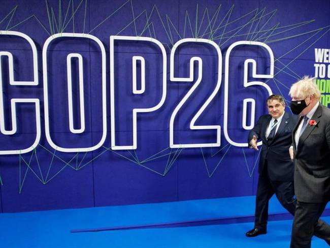 En Glasgow, los principales líderes mundiales intervengan en el plenario de la cumbre del clima. Foto: Getty Images / PHIL NOBLE - POOL