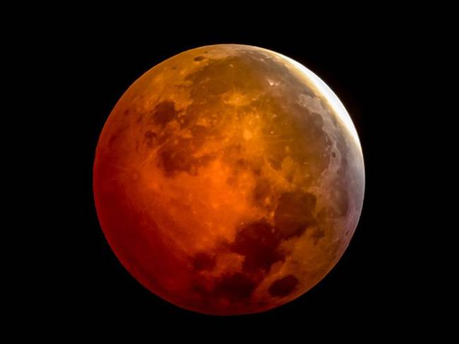 Eclipse de luna roja . Foto: Getty Images