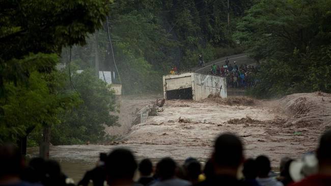 Huracán Iota en Guatemala . Foto: Getty Images
