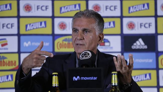 Carlos Queiroz ya no será el DT de la Selección Colombia. Foto: Colprensa