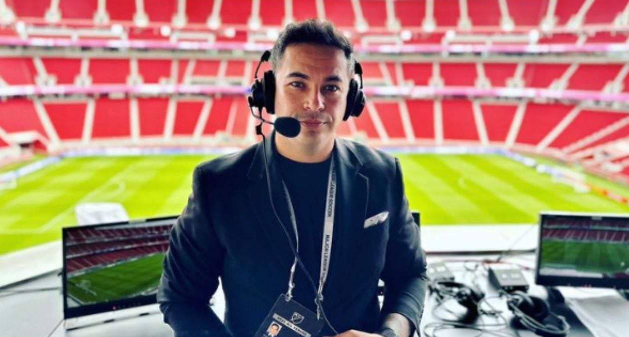 Óscar Salazar, el único relator colombiano en la MLS de Estados Unidos