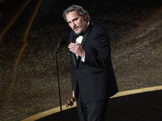 El discurso de un transgresor: Joaquin Phoenix y su llamado de atención en los Oscars. Foto: Getty Images