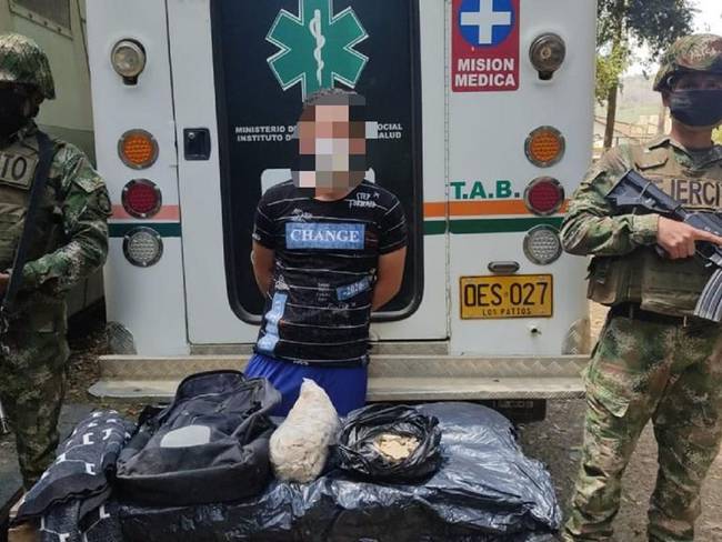Descubren narcoambulancia en el municipio de Convención, Norte de Santander- Ejército 