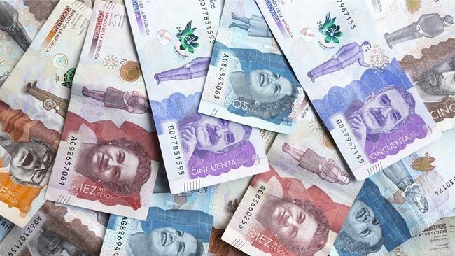 Imagen de referencia de dinero colombiano. Foto: Getty Images / Fredy Sanchez