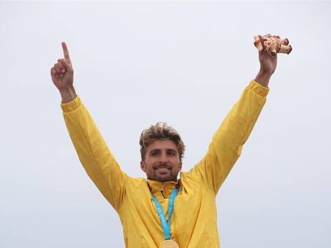 Giorgio Gómez, medalla de oro en Lima 2019. Foto: Agencia EFE