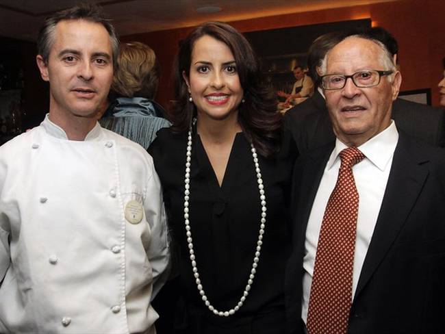 Falleció el reconocido chef Saturnino Pajares. En la foto de izq. a der. el chef Jose Augusto Pajares, Zuleima Pajares y Saturnino Pajares. Foto: Colprensa
