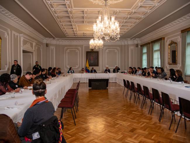 Reunión del sector cultural con el presidente Petro. 25 de mayo 2023. Foto: Presidencia.