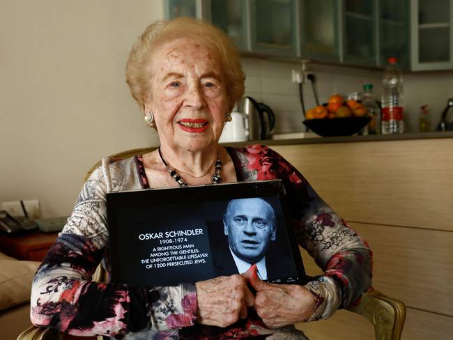 Mimi Reinhardt, secretaria de Oskar Schindler, murió a los 107 años