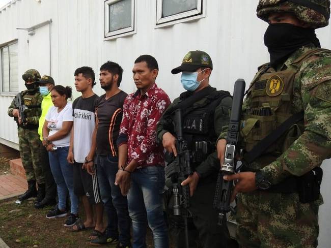  Capturados cuatro presuntos integrantes a la red de apoyo de disidencias en Tibú- Ejercito Nacional