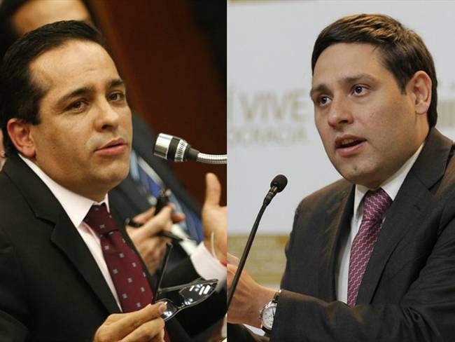 Los senadores Alexander López y Mauricio Lizcano aseguraron que el Ejecutivo nunca manifestó sus preocupaciones sobre los proyectos. Foto: Colprensa