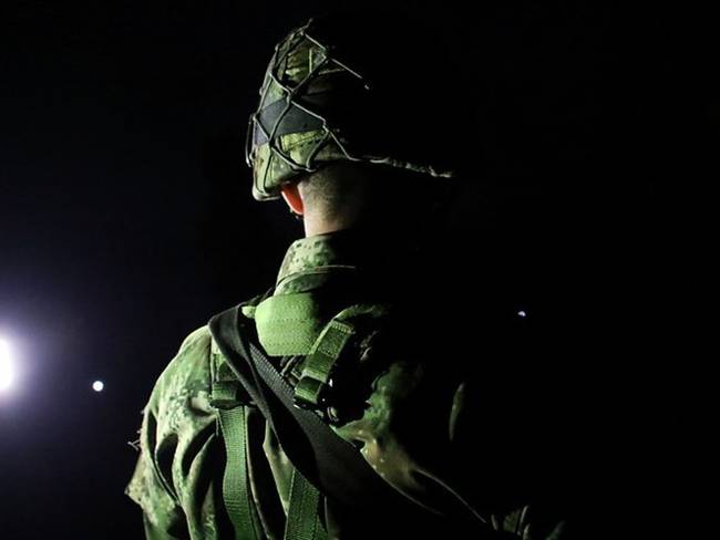 El soldado colombiano es el primer defensor de los derechos humanos. Foto: Colprensa
