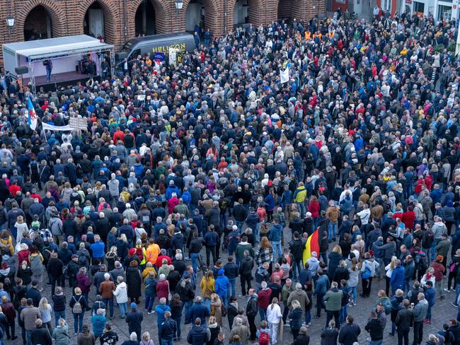 Manifestaciones en Rusia. (Photo by Stefan Sauer/picture alliance via Getty Images)