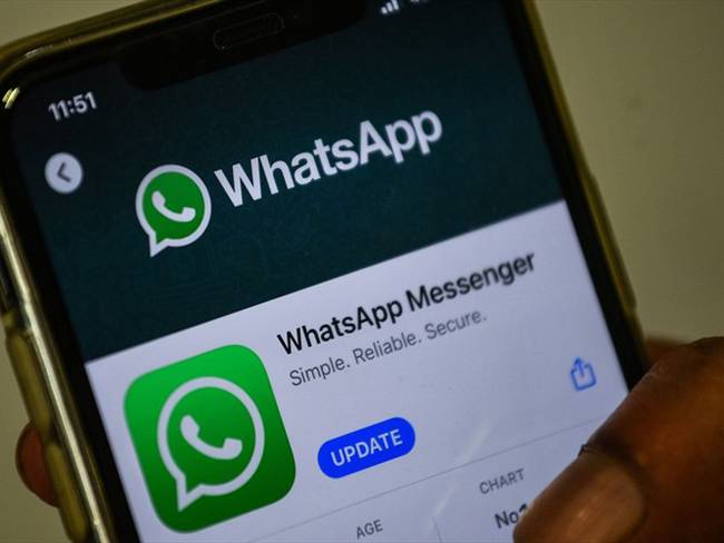 Plataforma de mensajería WhatsApp. Foto: INDRANIL MUKHERJEE/AFP via Getty Images