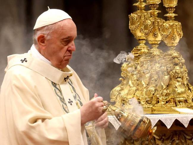 El papa Francisco recibió la tercera dosis de la vacuna contra el covid-19. Foto: Vatican Pool Galazka/Mondadori Portfolio via Getty Images