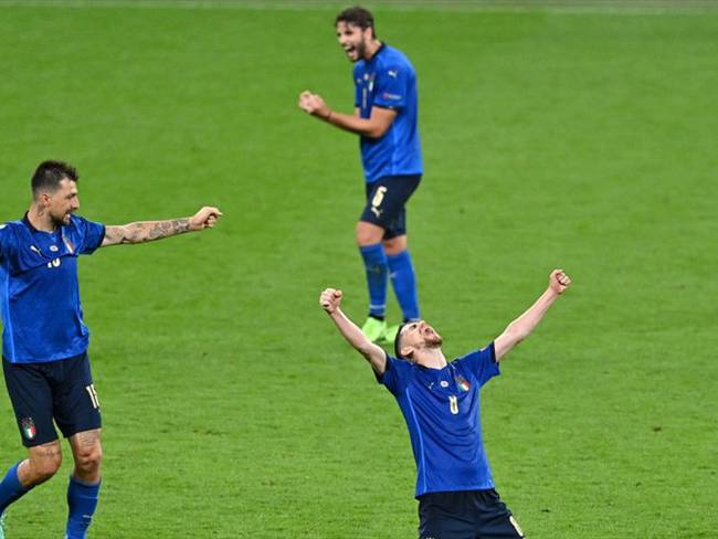 Italia sufre pero esta en los cuartos de final de la Euro. Foto: Getty Images