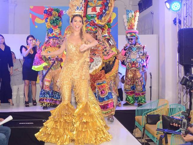 La carrosa hará un homenaje a la flora y arquitectura de Barranquilla: Carolina Segebre, reina del Carnaval de Barranquilla 2019. Foto: Colprensa