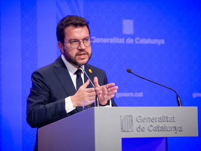 Pere Aragonés, presidente de la Generalitat de Cataluña. Foto: Getty Images