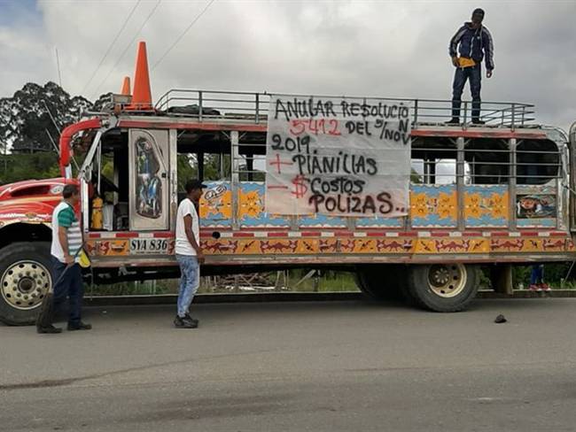 La caravana transcurrió de manera pacífica y recorrió las principales vías de la ciudad de Popayán.. Foto: Cortesía Popayán