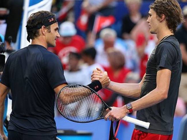 Federer VS Zverev. Foto: Getty Images