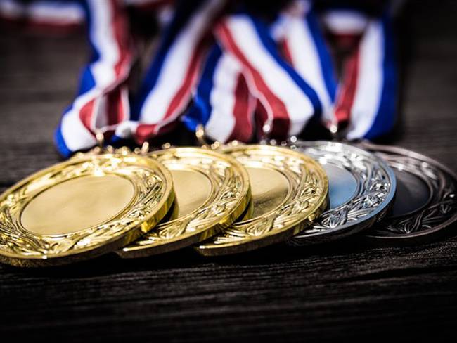 Imágen ilustrativa de medallas de atletismo. Foto: Getty Images/ xijian