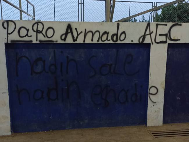 Tensión en varios municipios de Córdoba por paro armado del Clan del Golfo. Foto: cortesía.