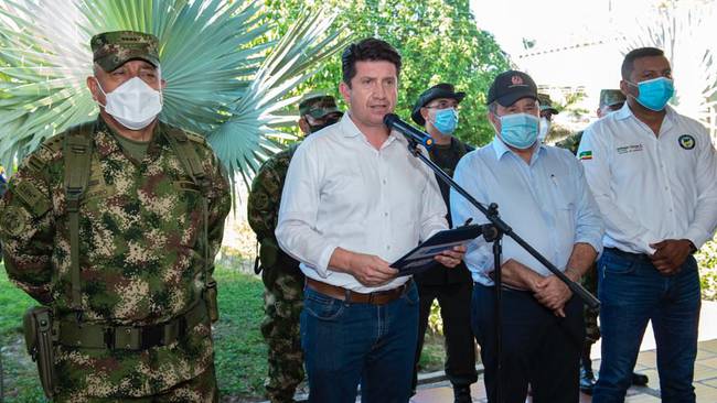 Autoridades anuncian toque de queda en Arauca tras atentado terrorista Foto: Ministerio de Defensa
