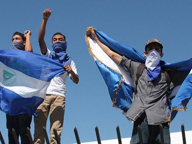 Liberan a más de 100 manifestantes detenidos en nueva jornada represiva en Nicaragua. Foto: Getty Images