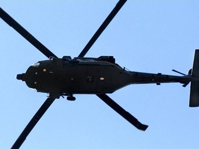 Helicóptero. Imagen de referencia. Foto: Colprensa