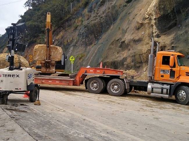 La vía entre Bogotá y La Calera estaba cerrada desde el pasado 17 de noviembre. Foto: Colprensa / EFRAÍN ARCE