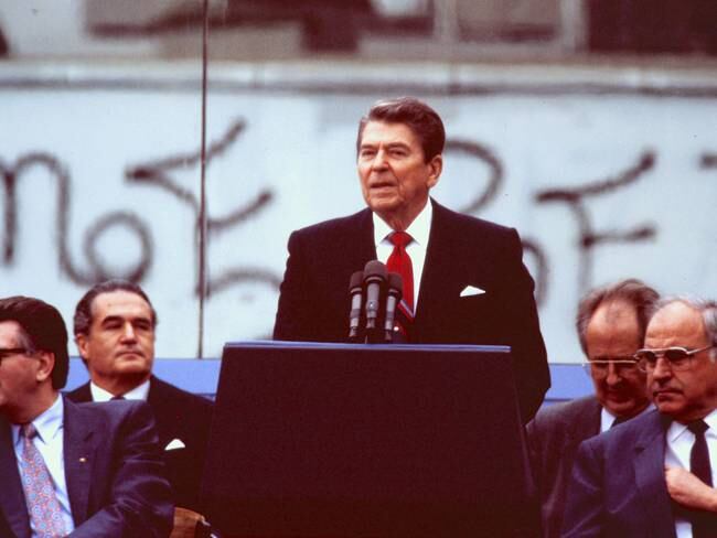 Recordando a Mijaíl Gorbachov: la vez que Reagan le dijo “tumbe este muro” en Berlín