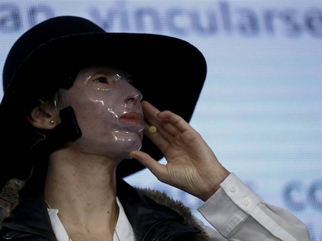 Natalia Ponce invita a quitarse la máscara en otros espacios del a vida.. Foto: Colprensa