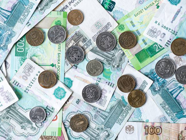 Rublo, moneda de Rusia Photo: Silas Stein/dpa (Photo by Silas Stein/picture alliance via Getty Images)