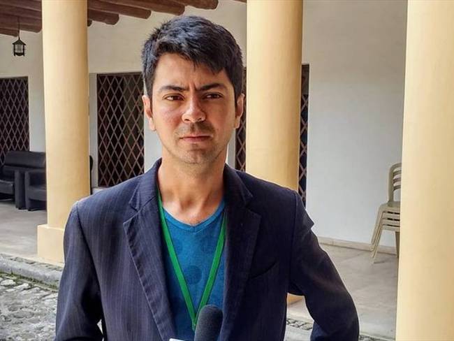 Fabrit Cruz, reportero en Valle y Cauca . Foto: Cortesía Fabrit Cruz