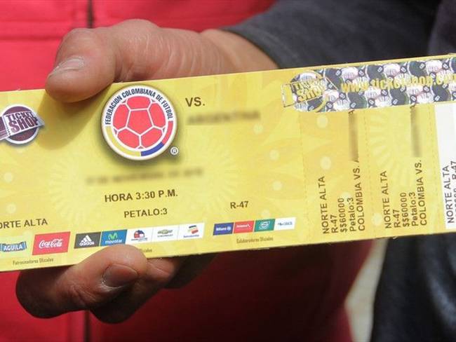 La FIFA abrió investigación preliminar a la Federación Colombiana de Fútbol por la reventa de boletas para los partidos de las eliminatorias del Mundial de Rusia 2018. Foto: Colprensa