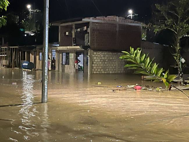 Más de cinco mil familias lo perdieron todo por las inundaciones. Crédito: Alcaldía López de Micay.
