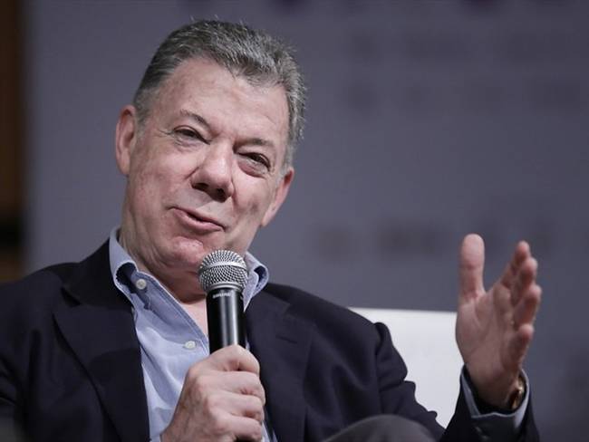 El expresidente Juan Manuel Santos se refiere al reconocimiento de secuestros por parte de los excombatientes de las Farc. Foto: Colprensa