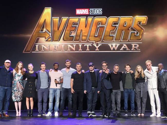 Premiere con los actores de Avengers: Infinity War. Foto: Getty Images