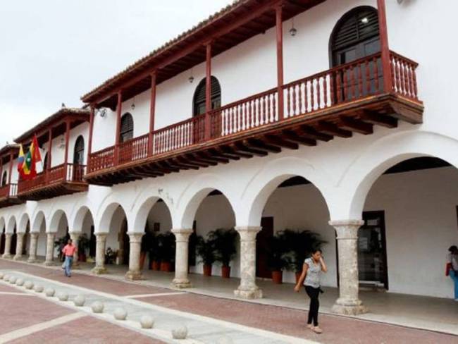 Palacio de La Aduana, sede principal de la Alcaldía de Cartagena. Crédito: Archivo