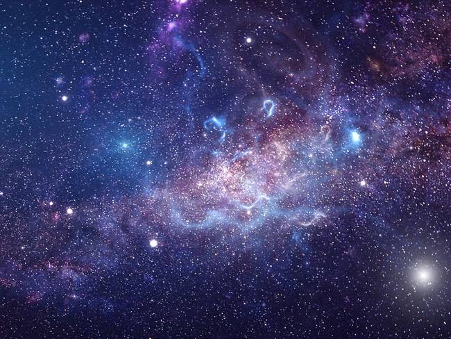 Imagen de referencia de galaxia. Foto: Getty Images