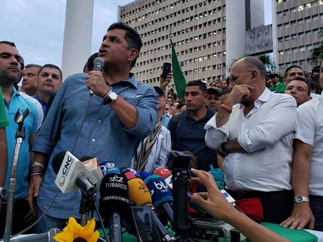 Candidato a la alcaldía de Cali, Jorge Iván Ospina, anuncia huelga de hambre. Foto: La W