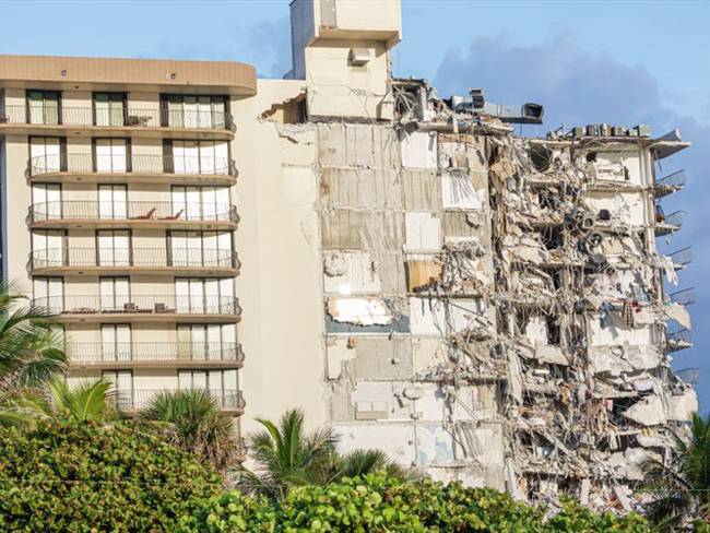 La cubana Ileana Monteagudo contó en La W cómo hizo para salvarse de morir en el colapso de la edificación.. Foto: Jeff Greenberg/Universal Images Group via Getty Images