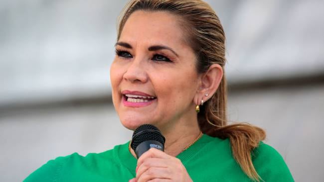 Jeanine Áñez.  (Photo by Gaston Brito/Getty Images)