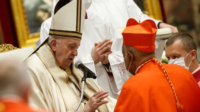Desde que comenzó su mandato hace ocho años Bergoglio le ha dado la investidura a 95 nuevos cardenales.. Foto: Getty Images
