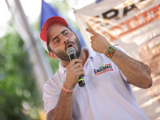 Erasmo Zuleta, candidato a la Gobernación de Córdoba. Foto: @ErasmoZB. 