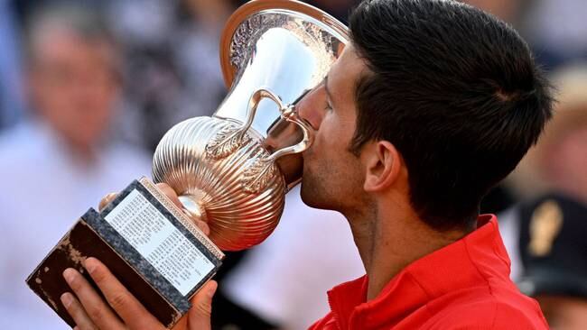 Tenista serbio Novak Djokovic. (Photo by Tiziana FABI / AFP) (Photo by TIZIANA FABI/AFP via Getty Images)