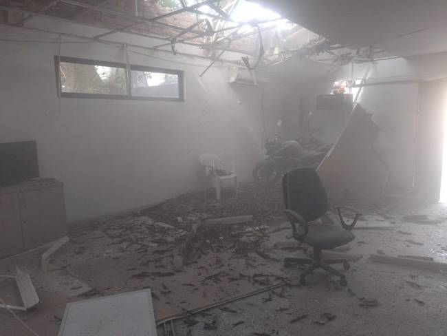 Atacan con explosivos la estación de policía del municipio de Tibú- Cortesía 