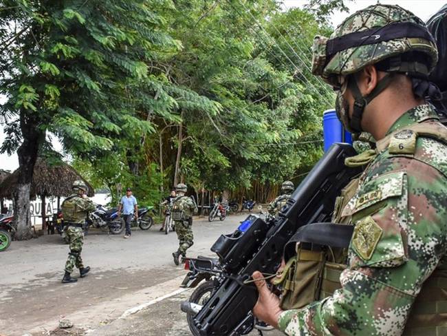 Foto de referencia de un soldado en patrullajes en Arauca. Foto: Getty Images/DANIEL FERNANDO MARTINEZ CERVERA