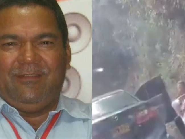 El locutor y director de la emisora comunitaria Cafetal Estéreo, Edgardo José Carreño, presuntamente agredió a una mujer. Foto: Captura de video